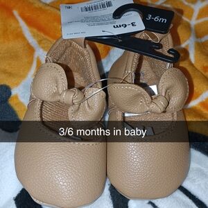 Carter's Beige Baby Walker Shoes